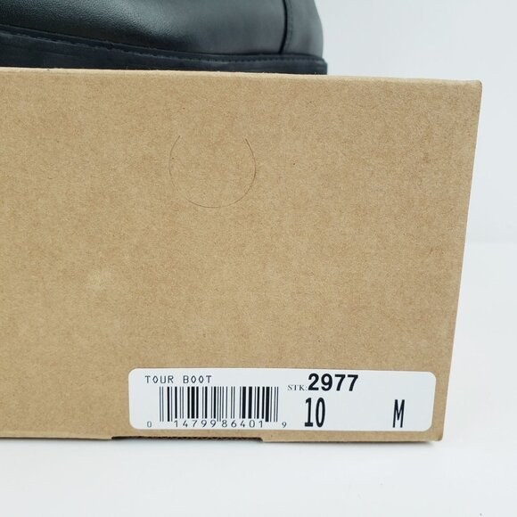 Cruiserworks Men Size 10 M Black Leather Classic Motorcycle Pull On Boots NEW - Picture 6 of 14